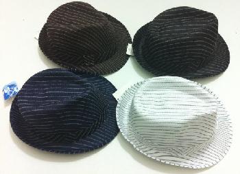 Fedora Hat-Pinstripes